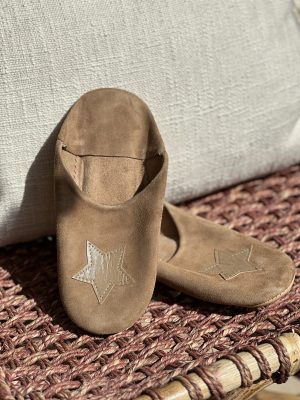 Babouches Etoile – enfant, camel
