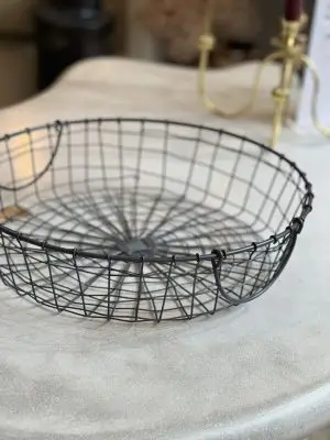 Panier métal rond 38cm