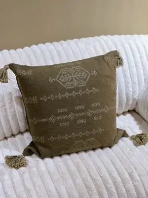 Housse de coussin Friola vert