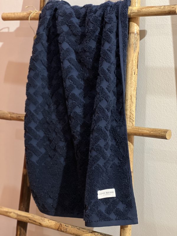 Serviette de bain Laurie 100x50 — Bleu marine
