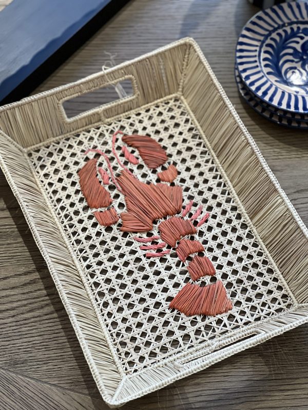 Plateau Homard – feuille de palmier