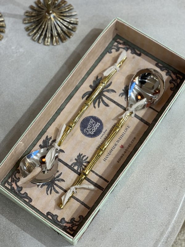 Set de couverts à salade Boddhi Bambou