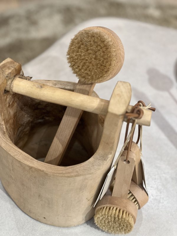 Brosse de bain Inu – hêtre, 33cm