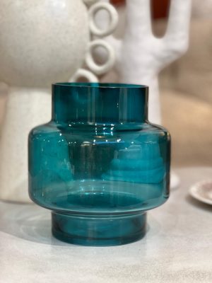 Vase Nordique – verre, bleu