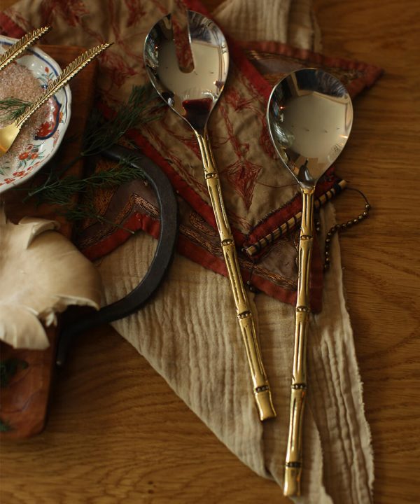 Set de couverts à salade Boddhi Bambou – Image 4