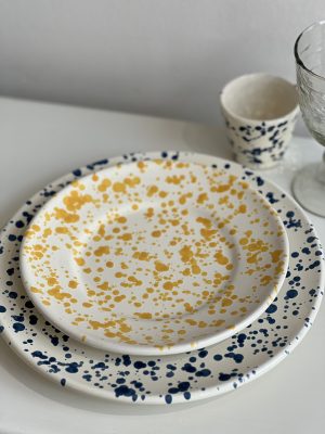 Assiette à dessert Loliva – Jaune