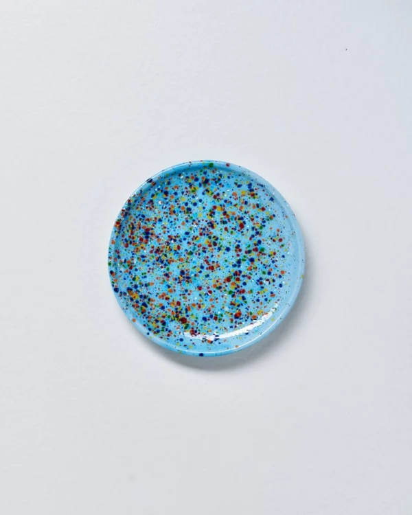 assiette party bleu