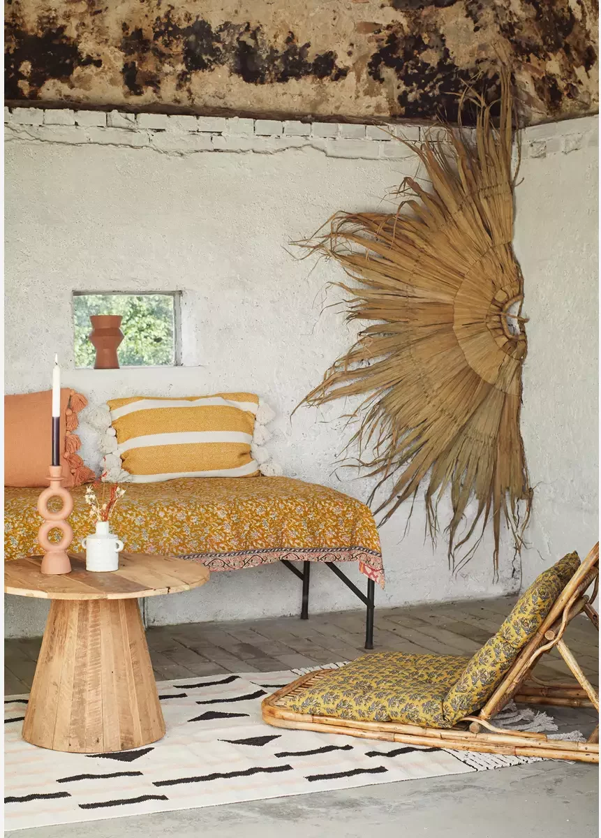 housse de coussin jaune