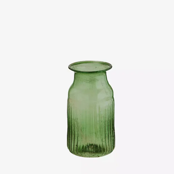 Petit vase – verre recyclé, vert – Image 2