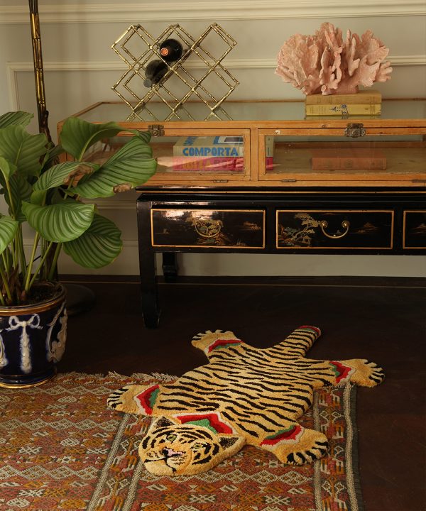 Petit tapis tigre Babul Bombay – laine – Image 5