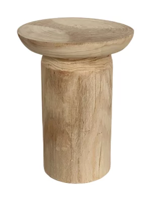 Tabouret, bout de canapé – Bois de paulownia