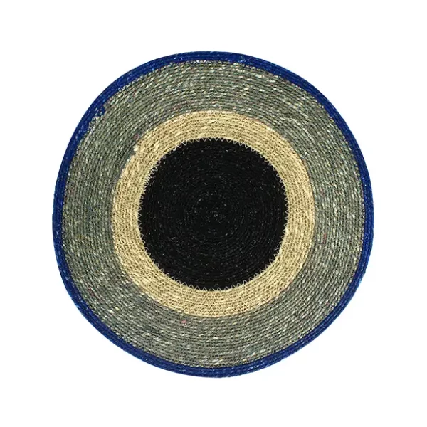 Set de table Luna – rond, bleu
