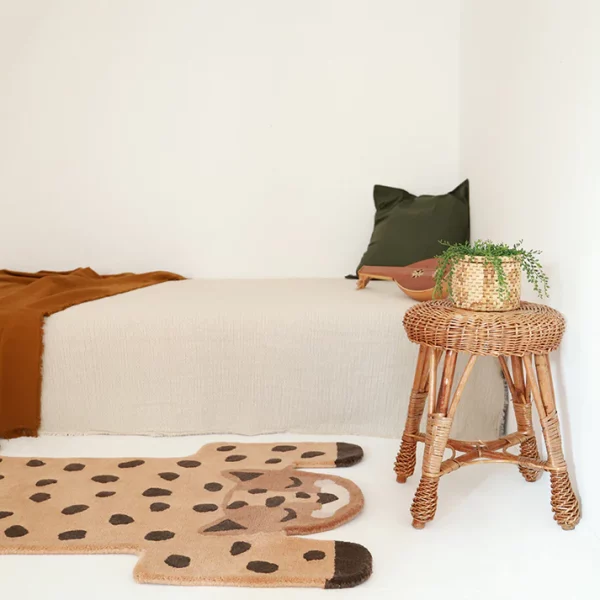 Tapis enfant léopard Kumako - 90x125cm – Image 5