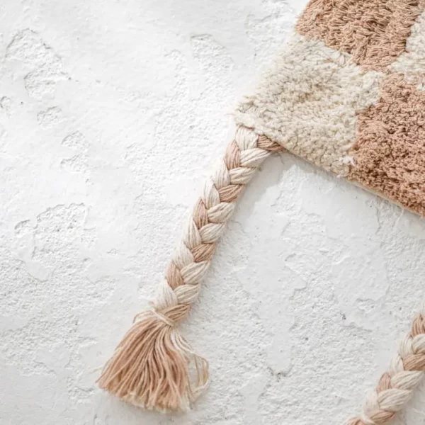 Tapis à carreaux Jasper - coton, 140x200cm – Image 2