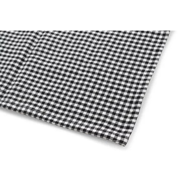 Serviette de table Brigitte - vichy, noir 40x40cm – Image 5