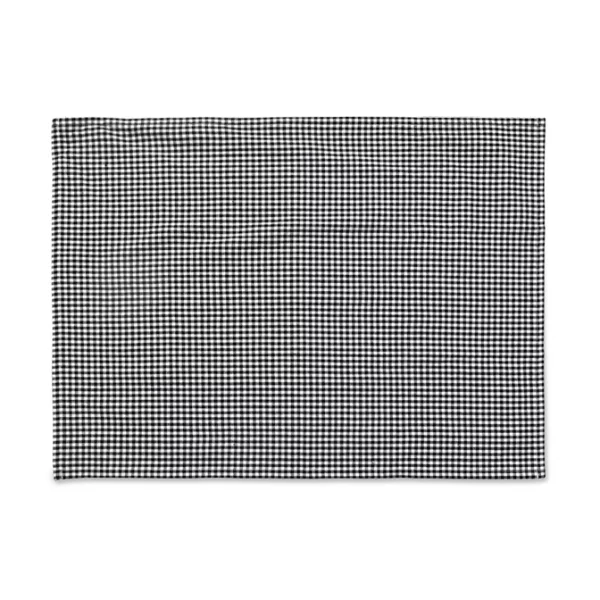 Torchon Brigitte Vichy - carreaux, noir – Image 4