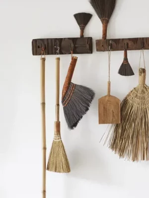 Balayette – herbe marine, corde de jute