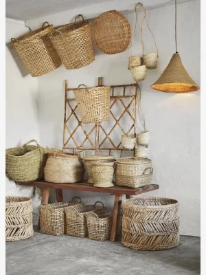 Banc – bois recyclé, 125x45x46cm