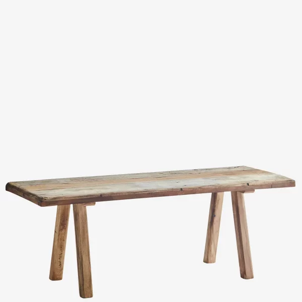 Banc – bois recyclé, 125x45x46cm – Image 4