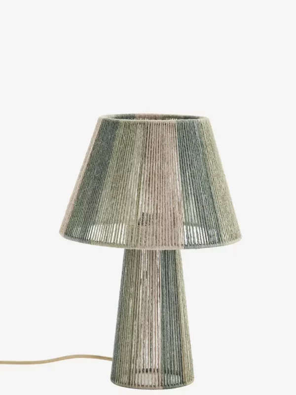 Lampe de table - jute, vert, naturel – Image 2