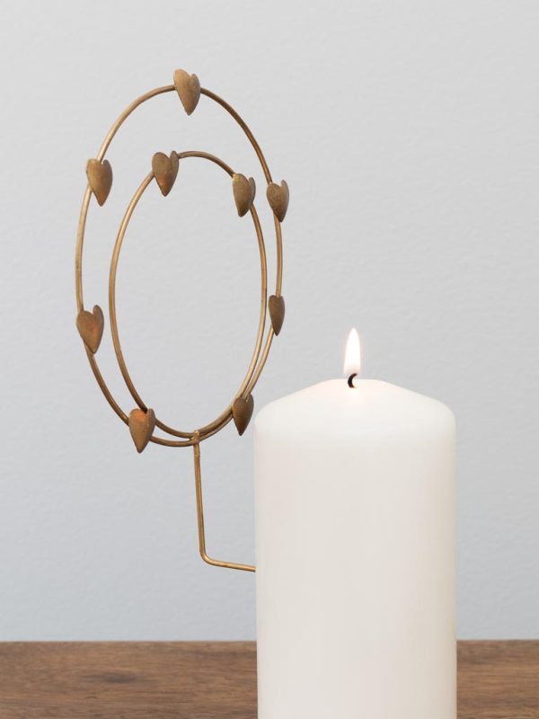 Décoration de bougie Auréole de cœurs – Image 4