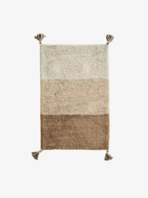Tapis de bain – beige, coton, 60x90cm