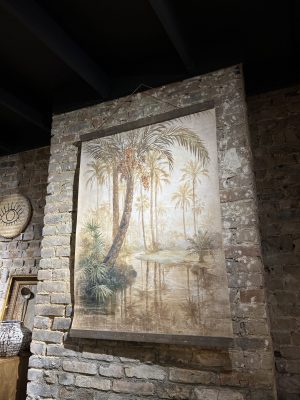 Toile murale palmier  – Collection Carol Moreno, 90x120cm