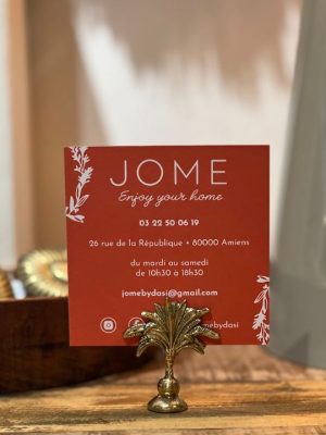 Porte-carte palmier – laiton