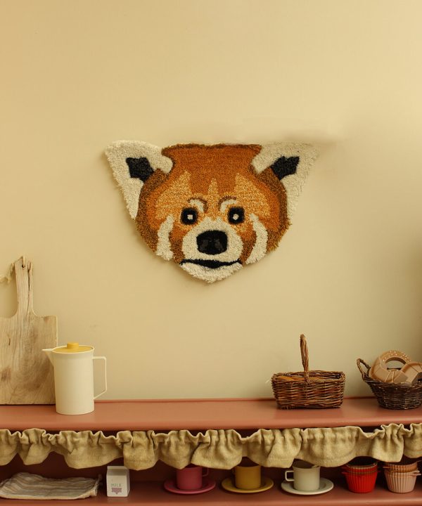 Tapis tête Panda roux Perky – Image 3