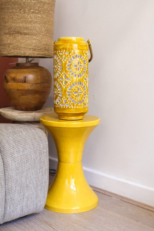Tabouret Tam Tam - jaune citron