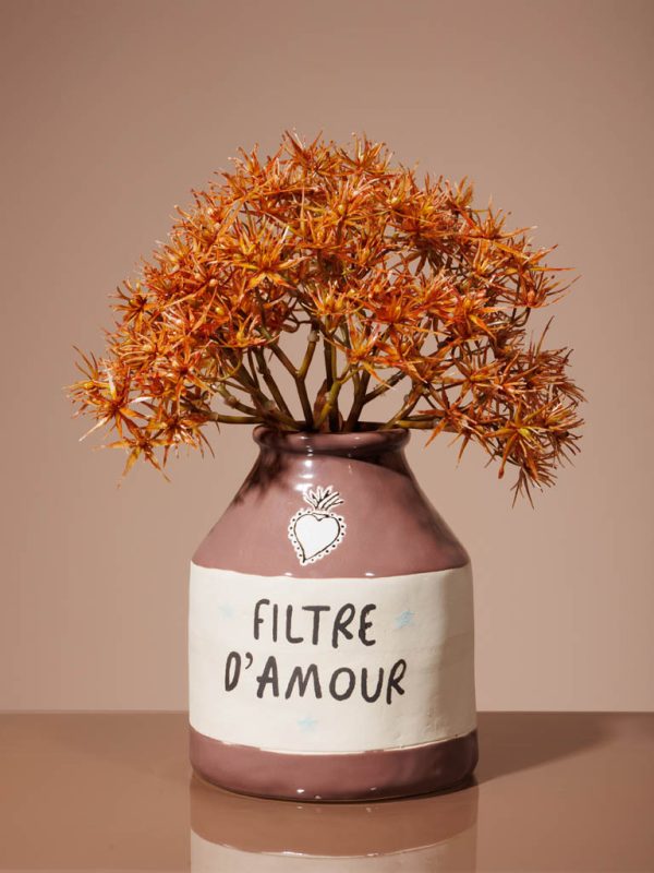 Vase "Filtre d'amour" - vieux rose