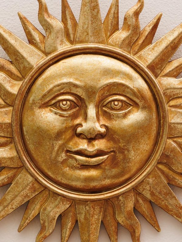 Décoration murale soleil - doré – Image 2