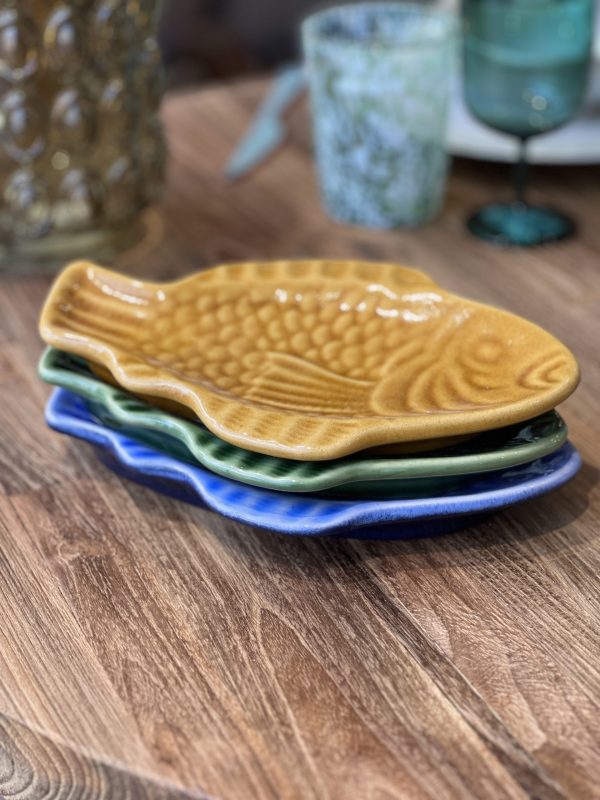 Coupelle poisson - grès, vert – Image 4