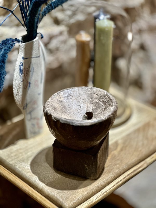 Bol Dhuni - marron, bois varié – Image 2