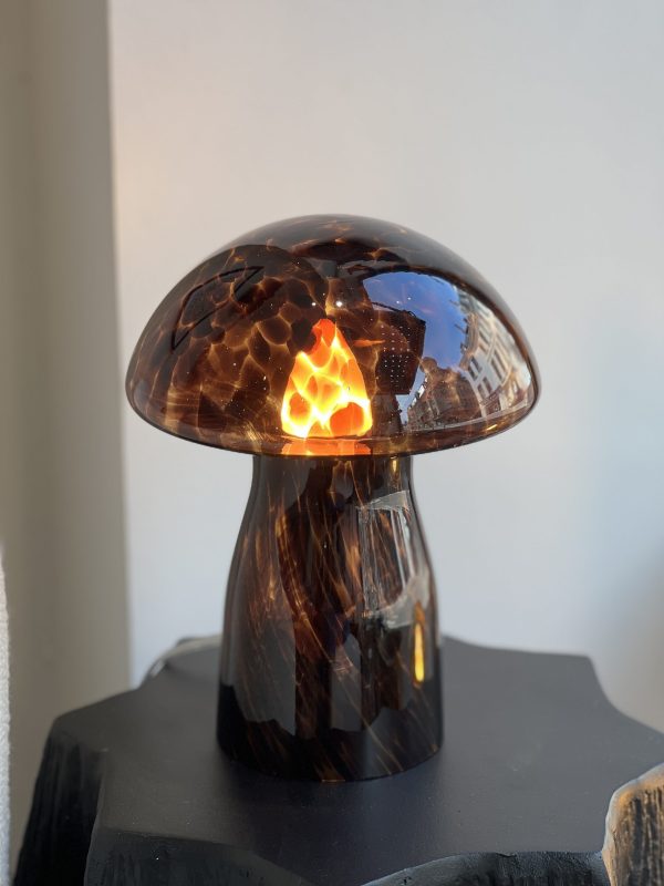 Lampe Pascale Léopard - D16xH22cm