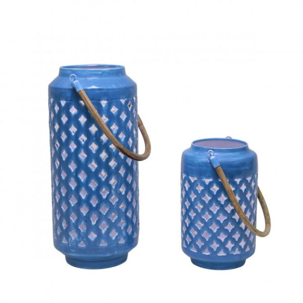 Lanterne Oslo - bleu, petit modèle – Image 2