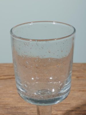 Petit verre à vin – motif bulles