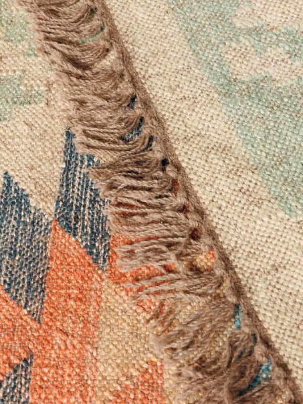 Grand tapis Kilim Pantai géométrique - laine, jute, 230x160 cm – Image 2
