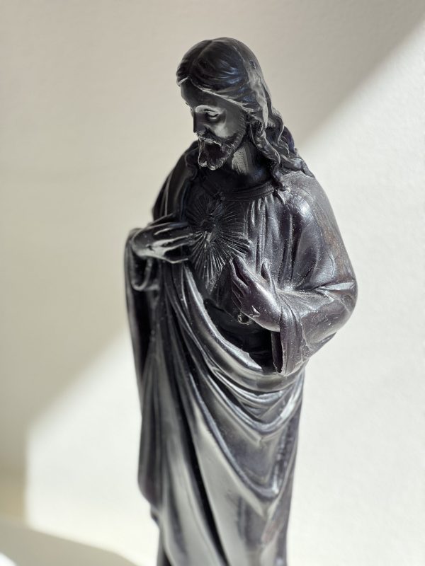 Sacre coeur en cire – noir