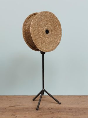 Lampe à poser Kenya – canne à sucre, noir
