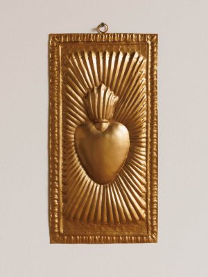 Ex-voto sur plaque – doré