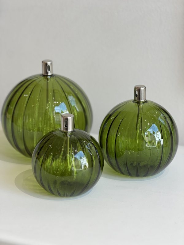 Lampe à huile Sphère – vert Tamegroute, XL – Image 2
