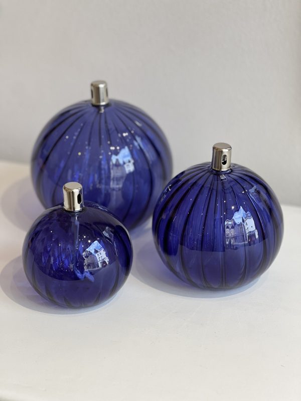 Lampe à huile Sphère – bleu Majorelle, S – Image 2