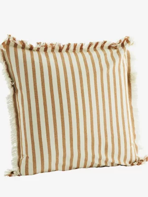 Housse de coussin à rayures
