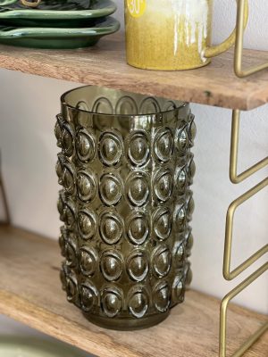 Vase bulles – vert