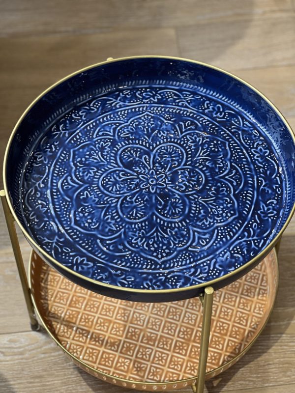 Plateau berbère Moyen - Majorelle, métal peint – Image 2