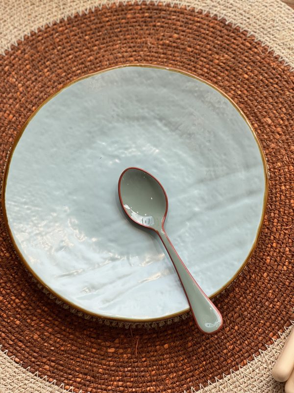 Assiette à dessert Mediterraneo – turquoise, grès – Image 3