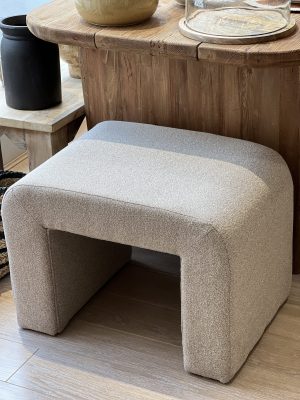 Tabouret en tissu – beige