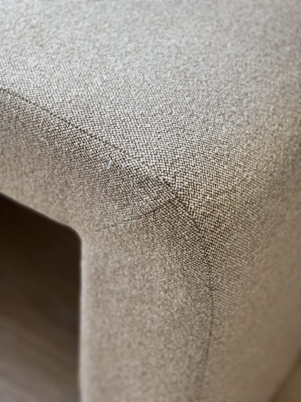 Tabouret en tissu - beige – Image 4