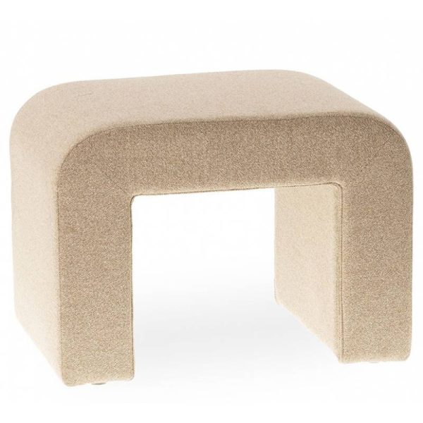 Tabouret en tissu - beige – Image 5